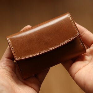 [Italian Cordovan] Solid Business Card Case (3 colors)